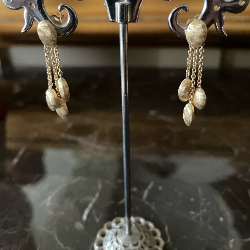 Marco Bicego Gold Drop Earrings with Elegant Design